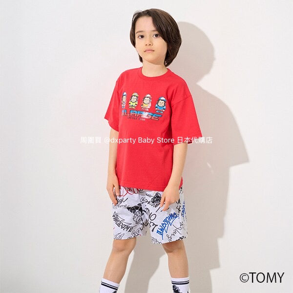 Japanese XLARGE KIDS Graffiti Print Shorts 80-140cm Boys Summer PANTS