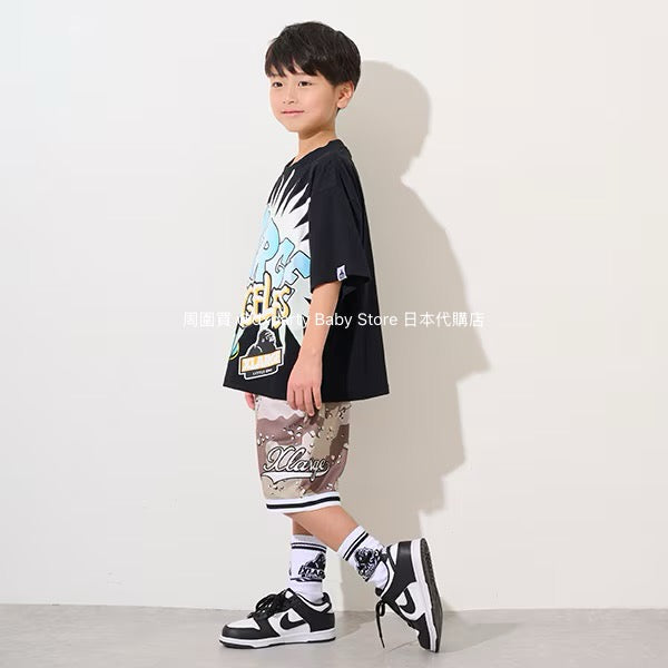 Japanese XLARGE KIDS Baseball Shorts 80-140cm Boys Summer PANTS