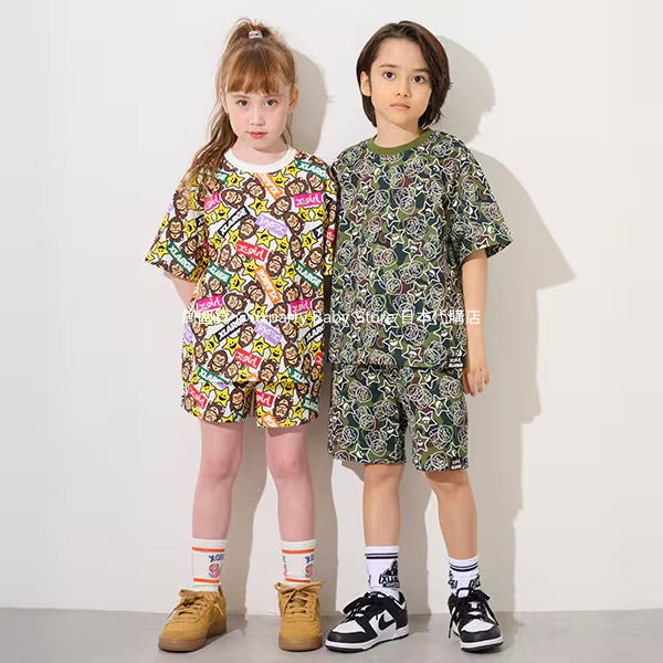 Japanese XLARGE KIDS Camouflage Shorts 80-140cm Boys Summer PANTS