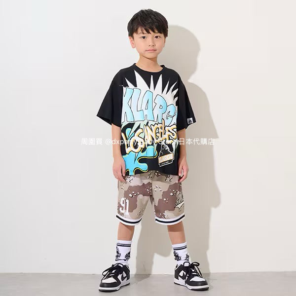 Japanese XLARGE KIDS Baseball Shorts 80-140cm Boys Summer PANTS