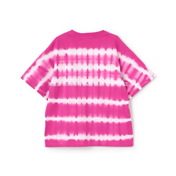 XLARGE KIDS Japanese children's clothing striped tie-dye logo top 90-140cm boys' summer TOPS