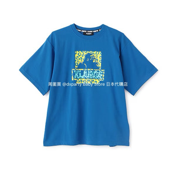 XLARGE KIDS Cool Collection Leopard Print Logo Tops (80-140cm) for Boys (Summer)