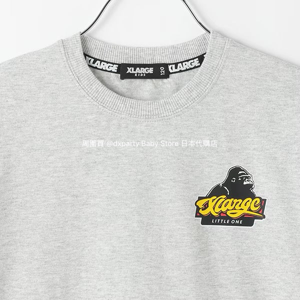 XLARGE KIDS Japanese children's clothing printed logo top 80-140cm boys' summer TOPS