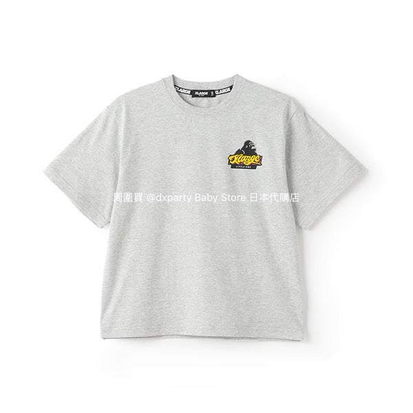 XLARGE KIDS Japanese children's clothing printed logo top 80-140cm boys' summer TOPS