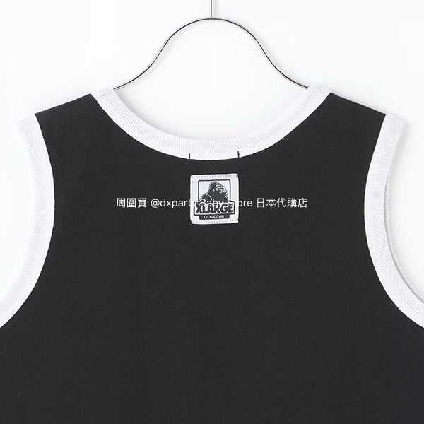 XLARGE KIDS Japanese Children's Clothing Palm Tree Numbered Vest 90-140cm Boys Summer TOPS