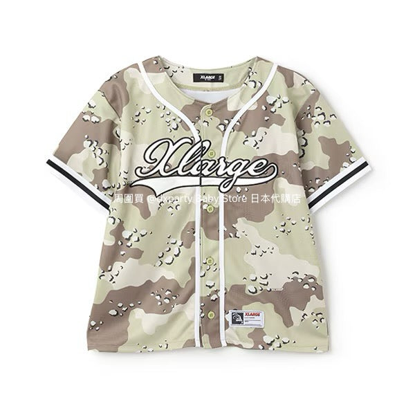 Japanese XLARGE KIDS Baseball Shirt 90-140cm Boys Summer TOPS