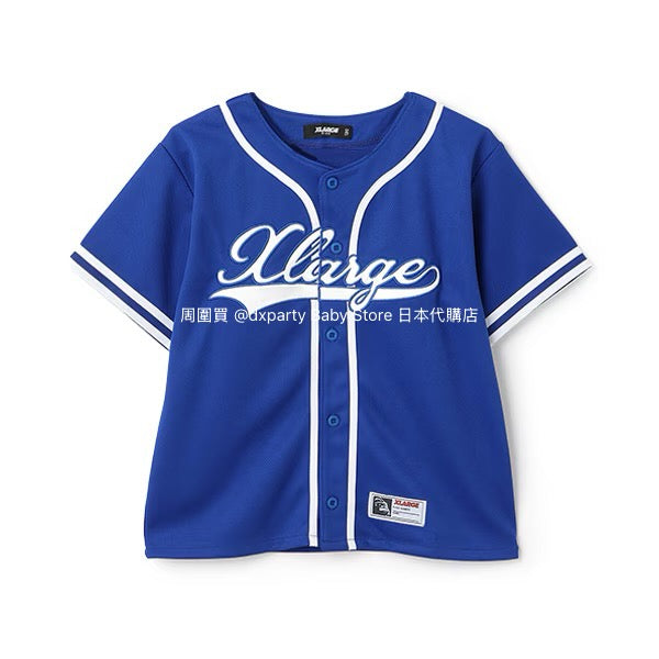 Japanese XLARGE KIDS Baseball Shirt 90-140cm Boys Summer TOPS