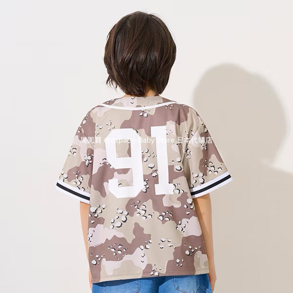 Japanese XLARGE KIDS Baseball Shirt 90-140cm Boys Summer TOPS