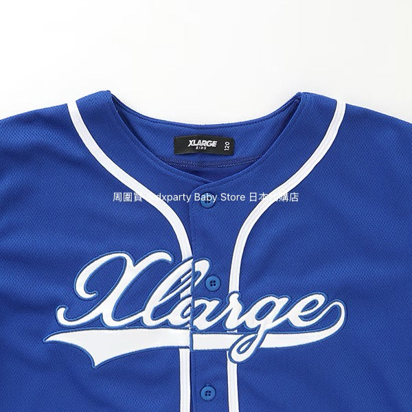 Japanese XLARGE KIDS Baseball Shirt 90-140cm Boys Summer TOPS