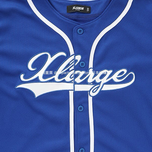Japanese XLARGE KIDS Baseball Shirt 90-140cm Boys Summer TOPS