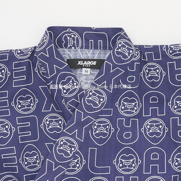 XLARGE KIDS Japanese Kids Clothing: Cool-to-the-Touch Jinbei Kimono (80-130cm) for Boys, Summer TOPS & PANTS. Available in the Japanese Summer Festival Special.