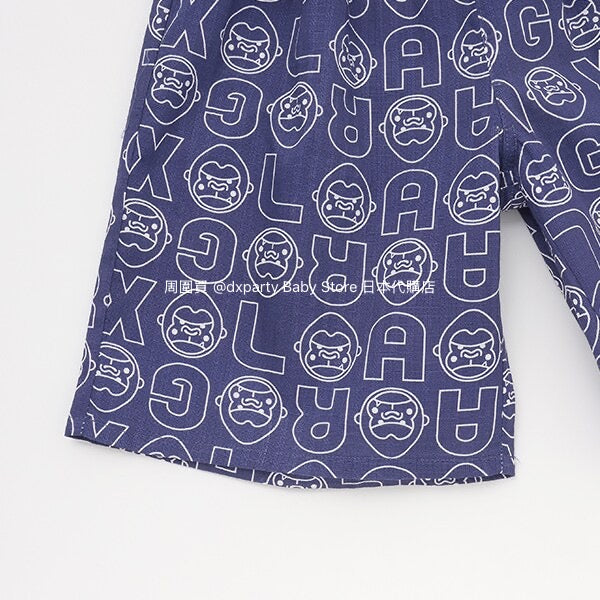 XLARGE KIDS Japanese Kids Clothing: Cool-to-the-Touch Jinbei Kimono (80-130cm) for Boys, Summer TOPS & PANTS. Available in the Japanese Summer Festival Special.