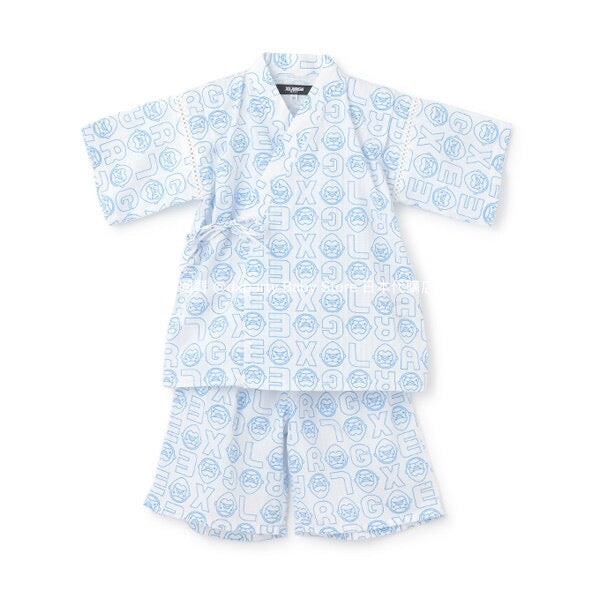 XLARGE KIDS Japanese Kids Clothing: Cool-to-the-Touch Jinbei Kimono (80-130cm) for Boys, Summer TOPS & PANTS. Available in the Japanese Summer Festival Special.