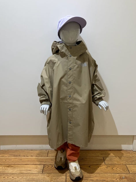 TNF Raincoat (110-150cm) Direct from Japan (Rainy Day Series)