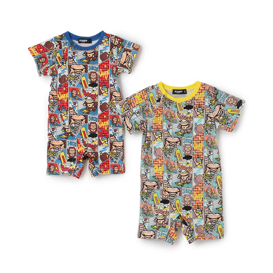 日本童裝 XLARGE KIDS 漫畫猩猩連衣 70-80cm 男童款 夏季 Jumpsuit