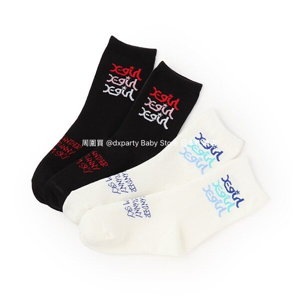 X-girl Stages socks (1 pair, 13-21cm) shipped directly from Japan