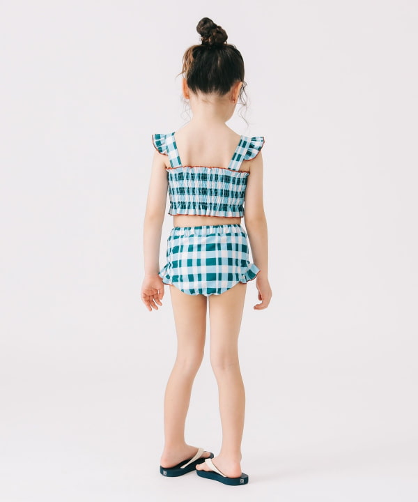 B:MING by BEAMS UV-Protective Two-Piece Swimsuit Set (110-130cm) for Girls: Summer Swimsuit Special