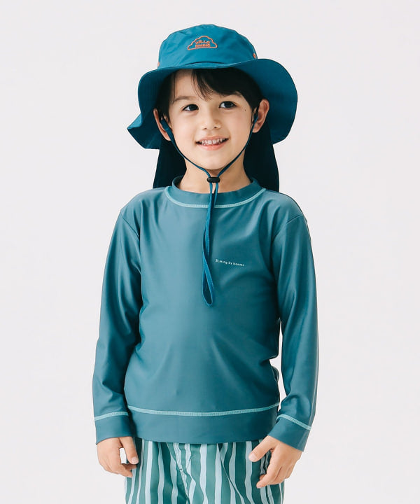 B:MING by BEAMS UV-Protective Long-Sleeve Swimsuit (110-130cm) for Boys: Summer Swimsuit Special