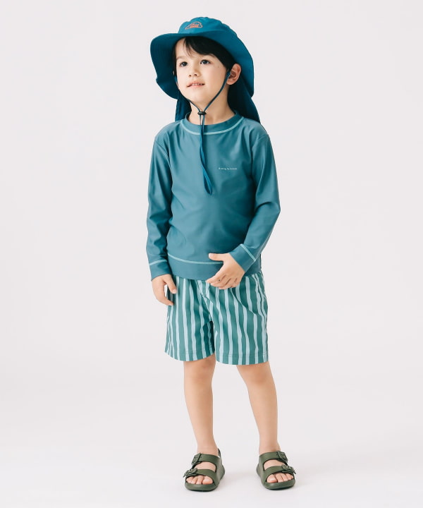 B:MING by BEAMS UV-Protective Long-Sleeve Swimsuit (110-130cm) for Boys: Summer Swimsuit Special
