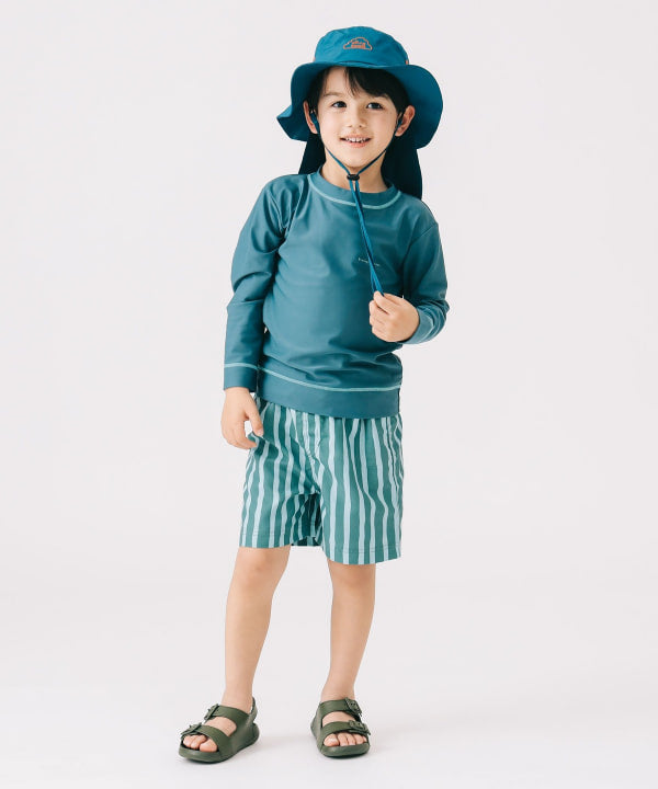 B:MING by BEAMS UV-Protective Long-Sleeve Swimsuit (110-130cm) for Boys: Summer Swimsuit Special