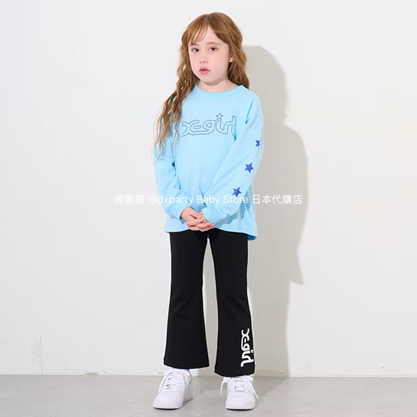 Japanese children's clothing X-girl Stages flared pants 80-140cm girls summer PANTS