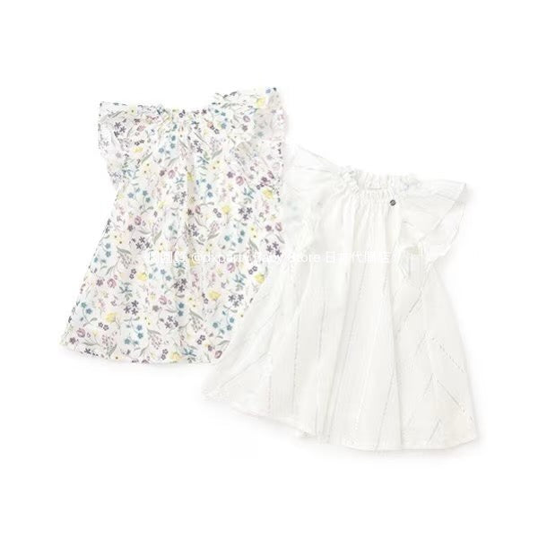 Japanese children's clothing pe#main dress 80-130cm girls summer dresses