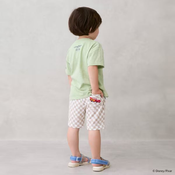 Japanese children's clothing pe#main x Disney casual shorts 80-130cm boys' summer PANTS