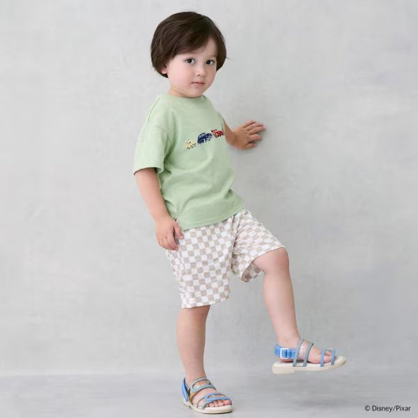 Japanese children's clothing pe#main x Disney casual shorts 80-130cm boys' summer PANTS