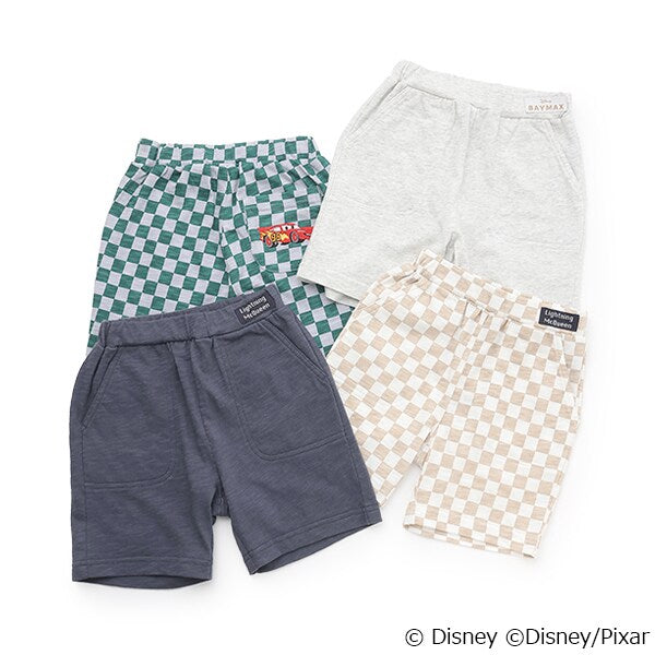 Japanese children's clothing pe#main x Disney casual shorts 80-130cm boys' summer PANTS