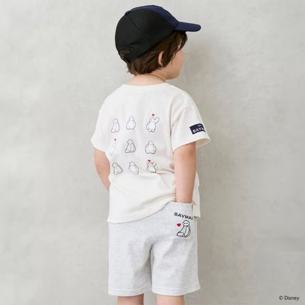 Japanese children's clothing pe#main x Disney casual shorts 80-130cm boys' summer PANTS
