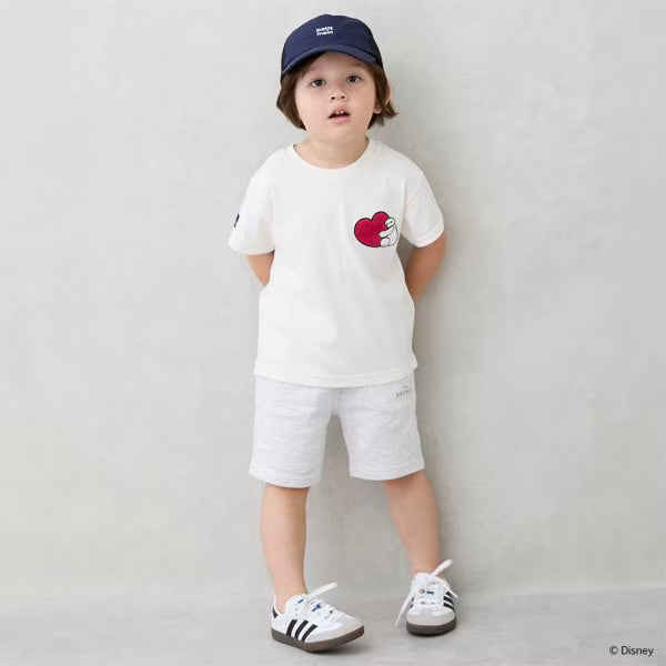 Japanese children's clothing pe#main x Disney casual shorts 80-130cm boys' summer PANTS