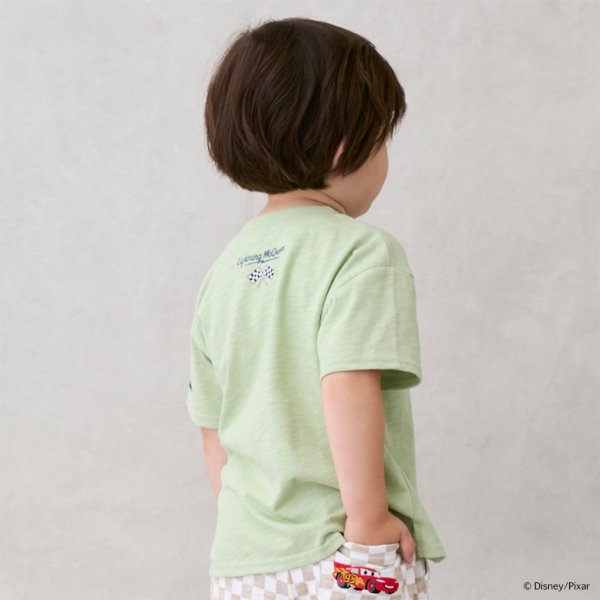 Japanese children's clothing pe#main x Disney embroidered pattern top 80-130cm boys' summer TOPS
