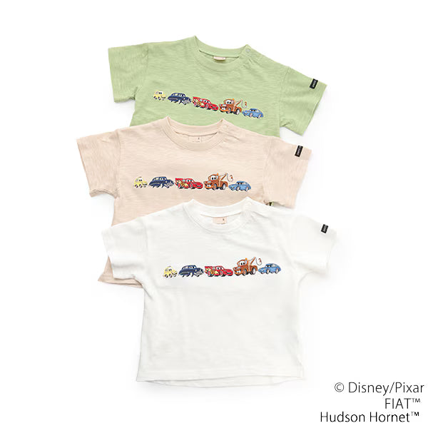 Japanese children's clothing pe#main x Disney embroidered pattern top 80-130cm boys' summer TOPS