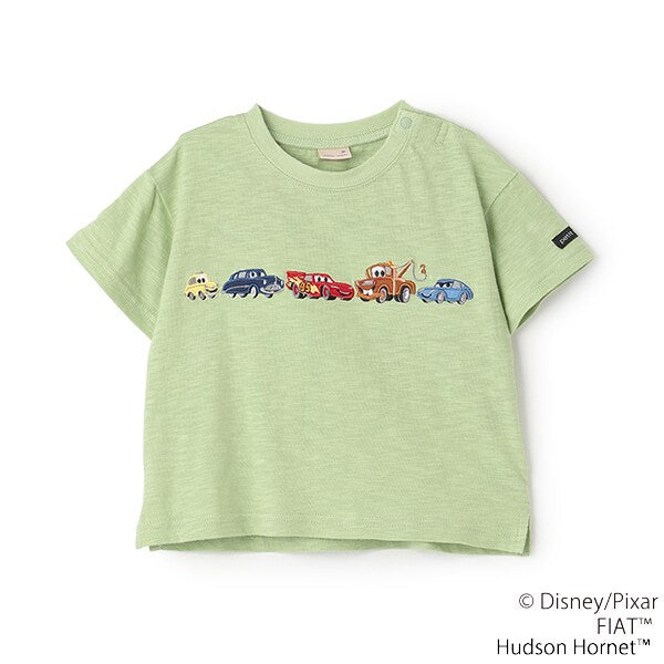 Japanese children's clothing pe#main x Disney embroidered pattern top 80-130cm boys' summer TOPS