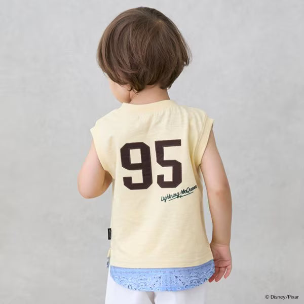 Japanese children's clothing pe#main x Disney contact cold two-piece vest 80-110cm boys' summer TOPS