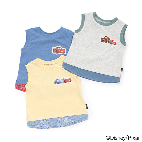 Japanese children's clothing pe#main x Disney contact cold two-piece vest 80-110cm boys' summer TOPS