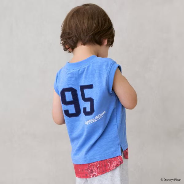 Japanese children's clothing pe#main x Disney contact cold two-piece vest 80-110cm boys' summer TOPS