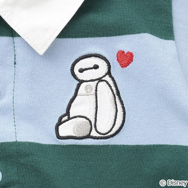 Japanese pe#main x Disney Striped Polo Jumpsuit (70-80cm) for Boys (Summer Jumpsuit for Newborns)