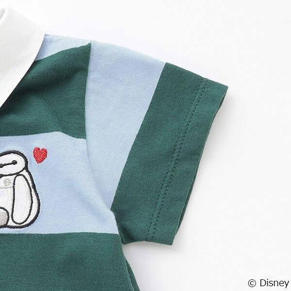 Japanese pe#main x Disney Striped Polo Jumpsuit (70-80cm) for Boys (Summer Jumpsuit for Newborns)