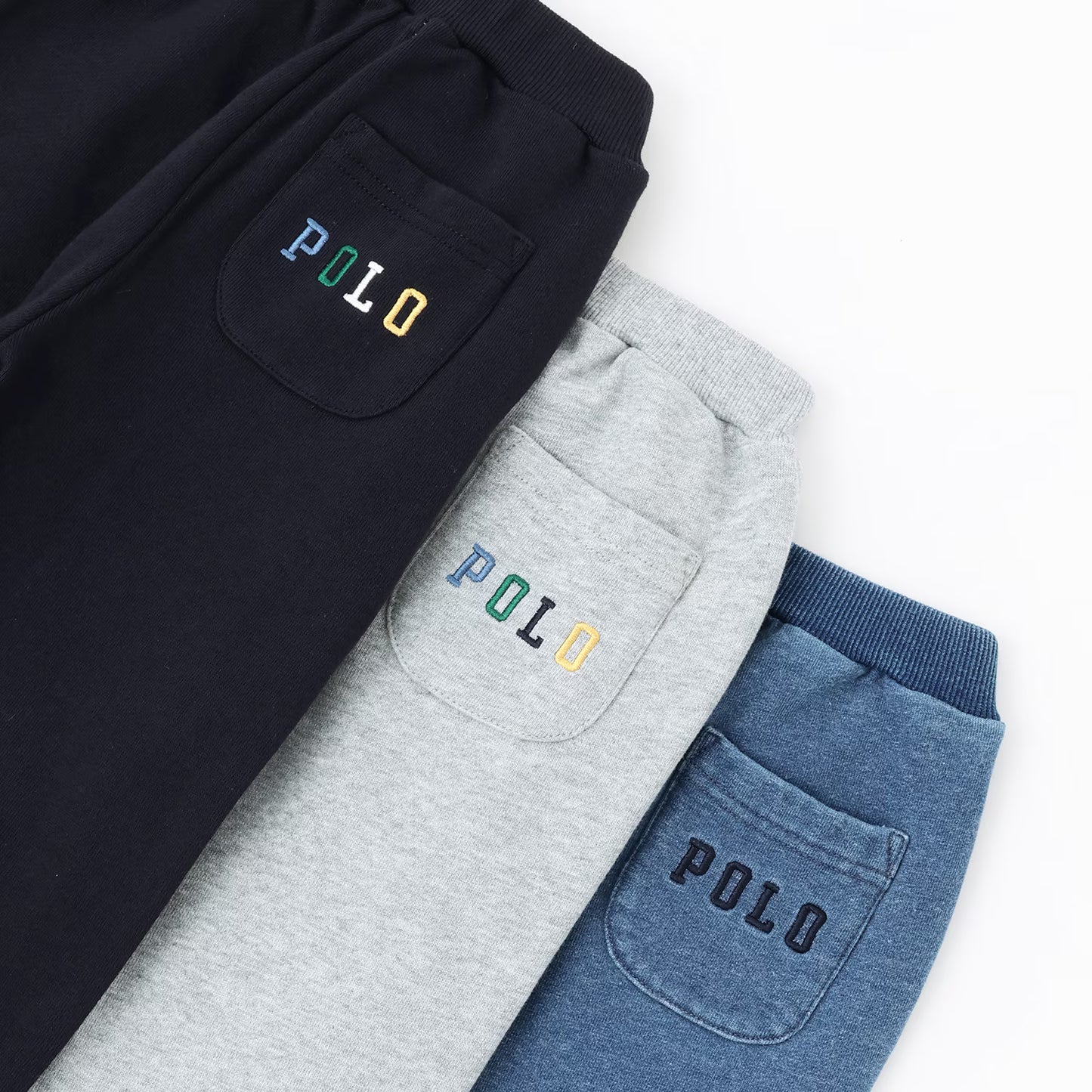 日本童裝 pe#main x POLO 運動褲 80-130cm 男童款 秋季 PANTS