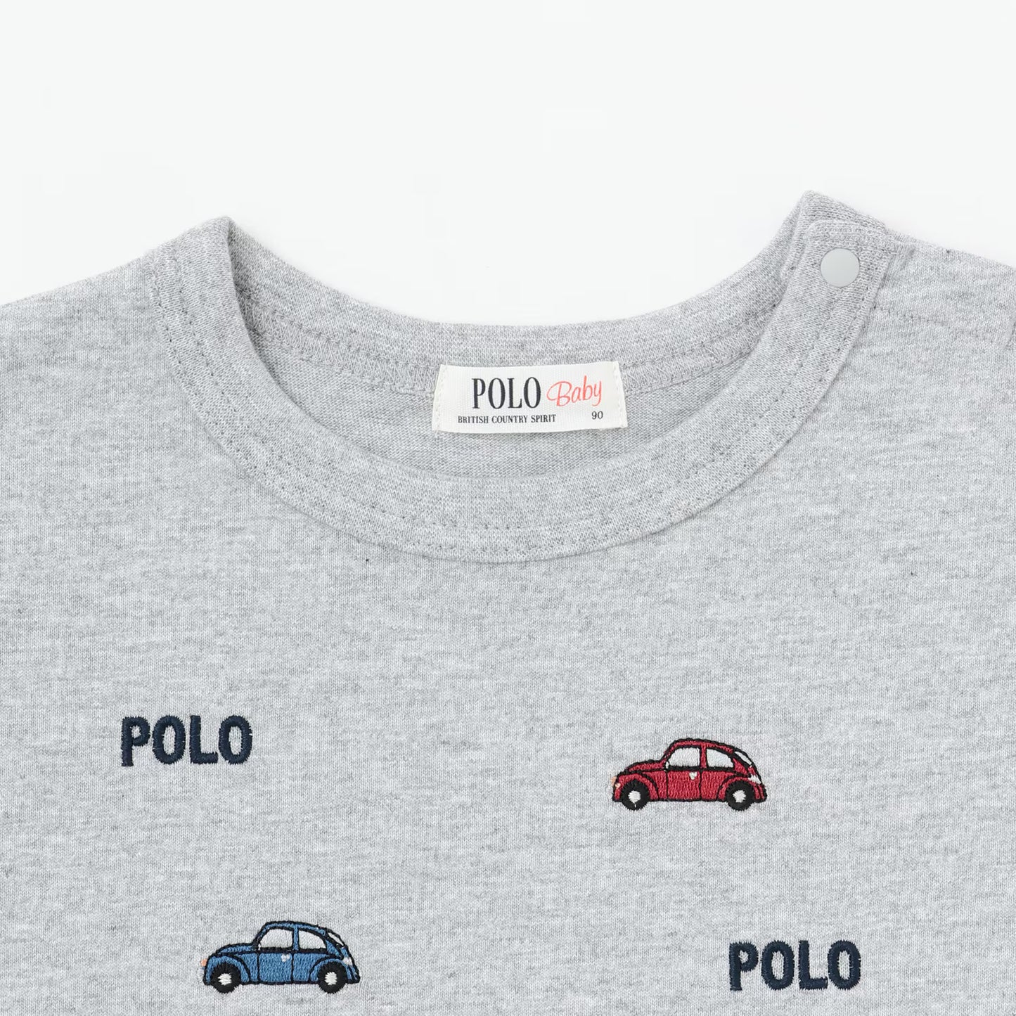 日本童裝 pe#main x POLO 刺繡圖案上衣 80-130cm 男童款 秋季 TOPS