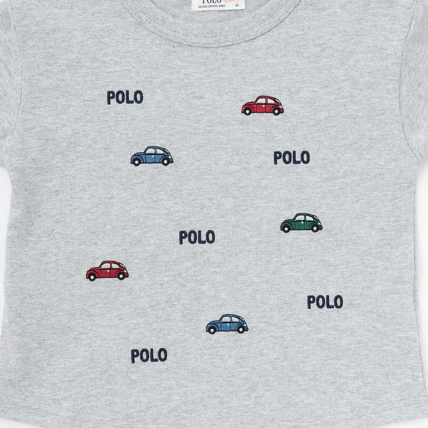 日本童裝 pe#main x POLO 刺繡圖案上衣 80-130cm 男童款 秋季 TOPS