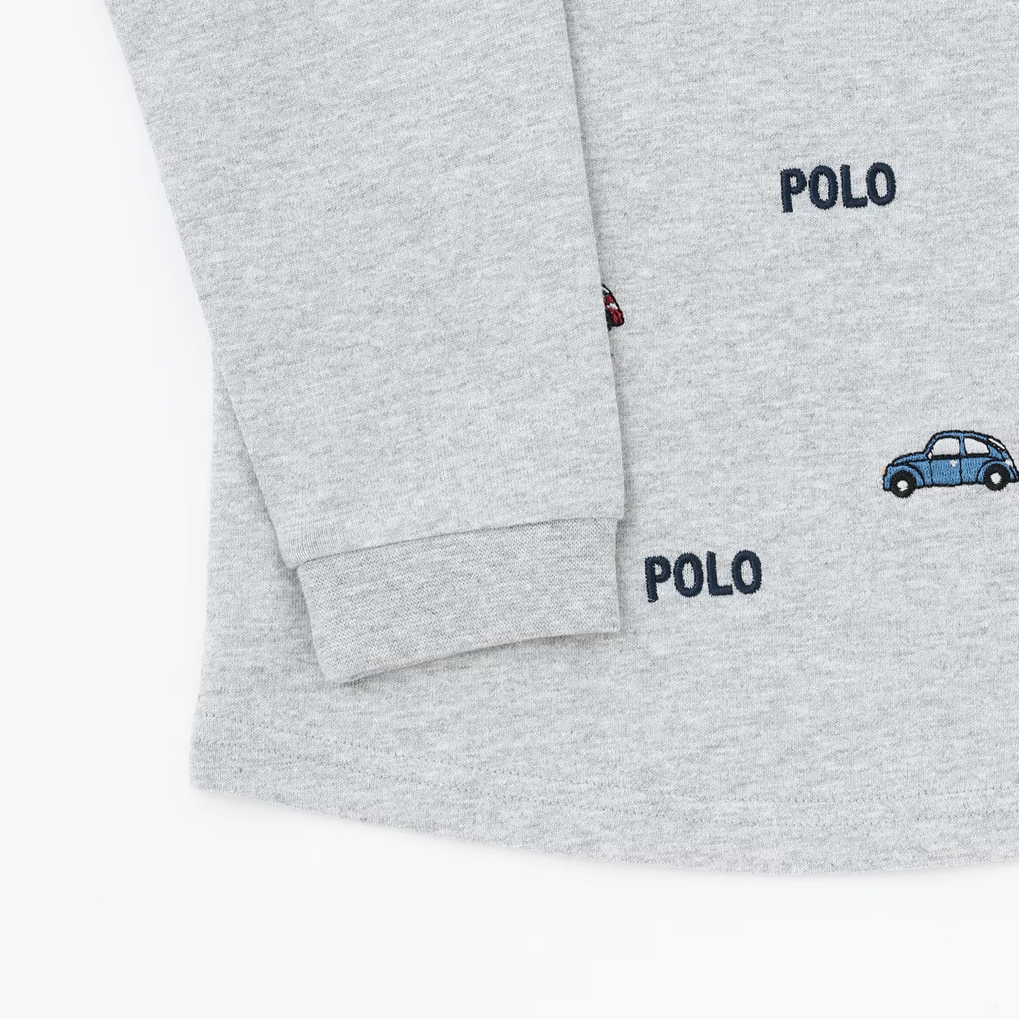 日本童裝 pe#main x POLO 刺繡圖案上衣 80-130cm 男童款 秋季 TOPS