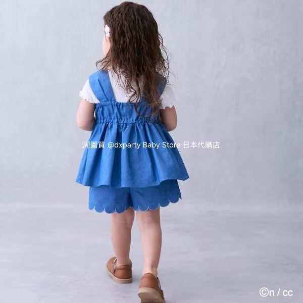 Japanese children's clothing pe#main x Chiikawa ちいかわ wavy shorts 90-130cm girls' summer PANTS