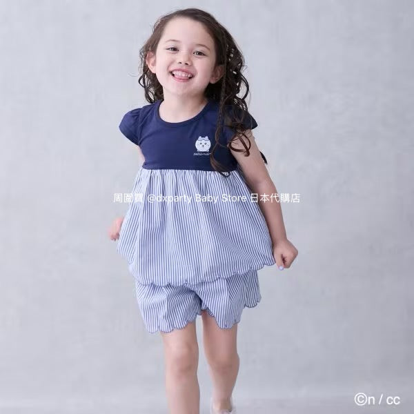 Japanese children's clothing pe#main x Chiikawa ちいかわ wavy shorts 90-130cm girls' summer PANTS