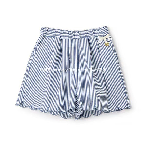 Japanese children's clothing pe#main x Chiikawa ちいかわ wavy shorts 90-130cm girls' summer PANTS