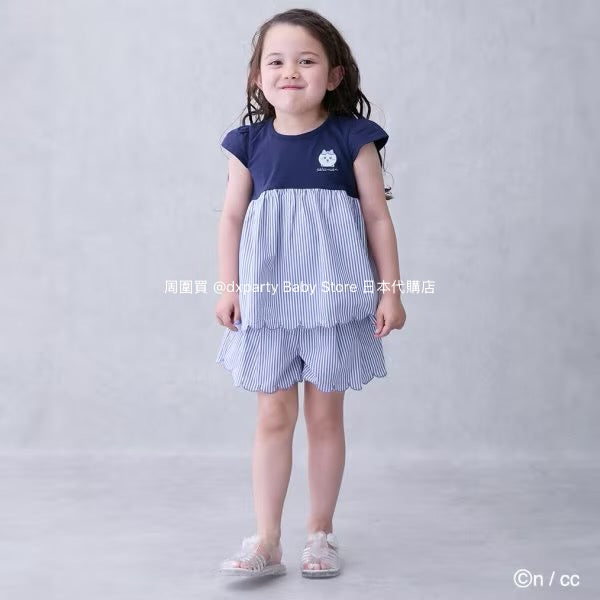 Japanese children's clothing pe#main x Chiikawa ちいかわ wavy shorts 90-130cm girls' summer PANTS
