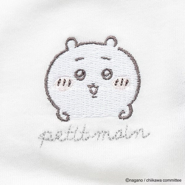 Japanese children's clothing pe#main x Chiikawa ちいかわ patchwork short-sleeved top 90-130cm girls' summer TOPS