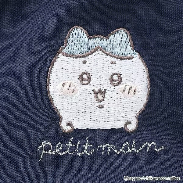 Japanese children's clothing pe#main x Chiikawa ちいかわ patchwork short-sleeved top 90-130cm girls' summer TOPS