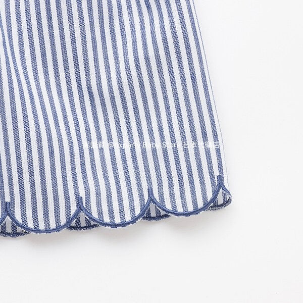 Japanese children's clothing pe#main x Chiikawa ちいかわ patchwork short-sleeved top 90-130cm girls' summer TOPS